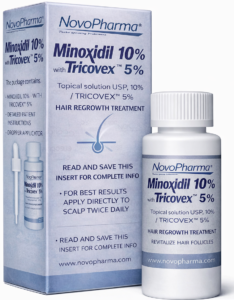 Minoxidil 10% + Tricovex 5% + Azelaic Acid – Super Spectral Formula / NovoPharma USA